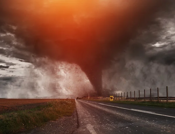 Tornado disaster concept  — Zdjęcie stockowe